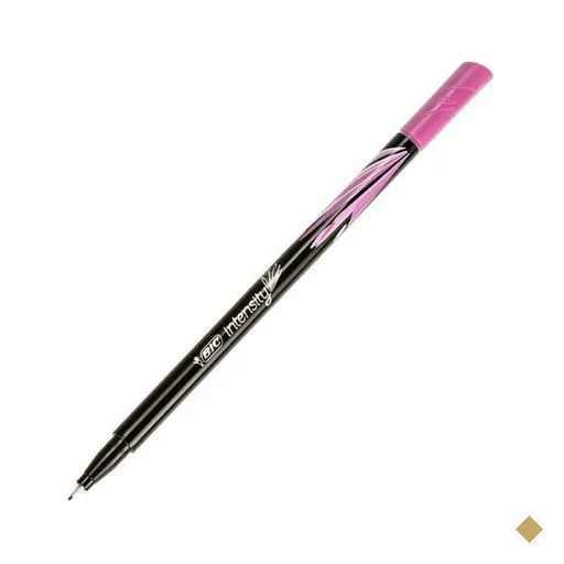 Caneta Hidrográfica BIC Intensity Rosa, Ponta Ultra Fina de 0.4mm, Corpo…