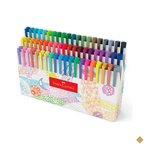 Caneta Fine Pen Colors 0.4mm 60 Cores Faber-Castell ET 1 UN