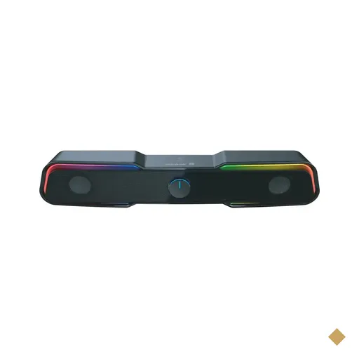 Soundbar Gamer Fortrek G Black Hawk (6W RMS) LED RGB USB/P2 - 73400