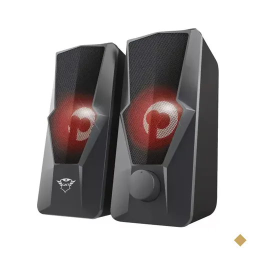Caixa de Som Trust 2.0 GXT 610 Argus Illuminated 10W RMS LED P2/USB