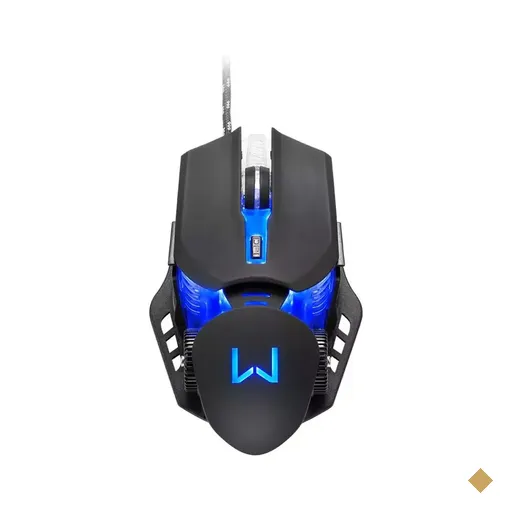 Mouse Multilaser Gamer Warrior Keon MO267 Óptico 3200dpi LED USB Preto