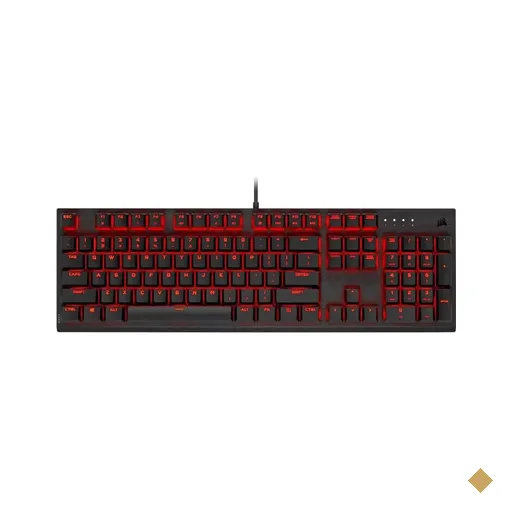 Teclado Mecânico Corsair K60 PRO LED Red com Switch Cherry Viola ABNT2