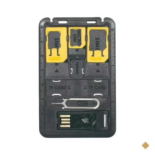 Porta Chip Com Adaptadores - Newlink
