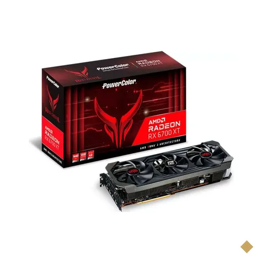 Placa de Vídeo PowerColor AMD Radeon RX 6700 XT Red Devil 12GB GDDR6 192-bit…