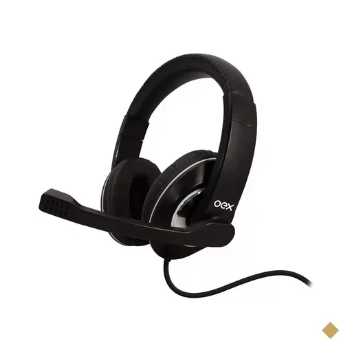 Headset OEX Prime HS201 USB - Preto