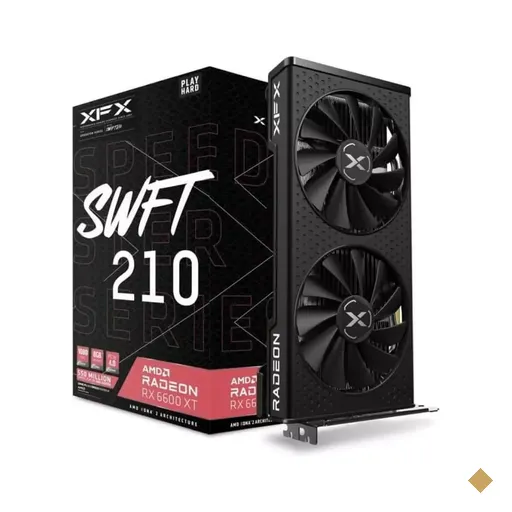 Placa de Vídeo XFX Radeon RX 6600 XT Speedster SWFT 210 8GB GDDR6 128-bit PCI…