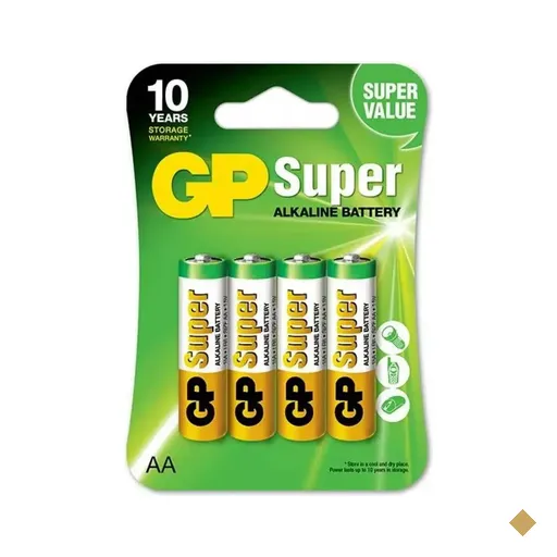 4 Pilhas AA Alcalinas GPPCA15AS011 - GP Super