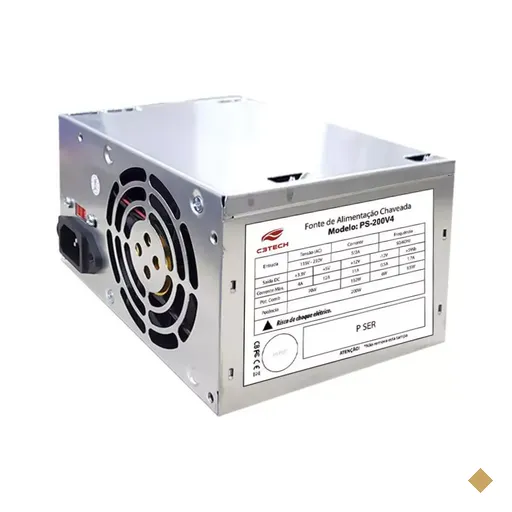Fonte C3Tech 200W ATX12V PS-200 s/Cabo
