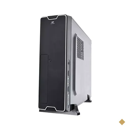 Gabinete C3Tech DT-150BK Slim Mid Tower Preto Com Fonte 200W