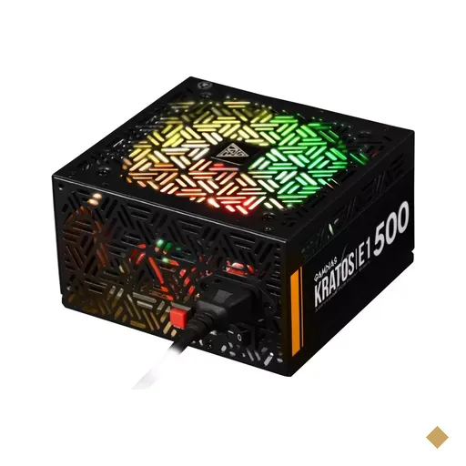 Fonte Gamdias 500W Kratos E1 ARGB ATX12V V2.4 80PLUS White