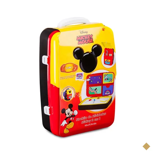 Mochila de Atividades Mickey com Canetinhas e Acessórios Multikids - BR1587