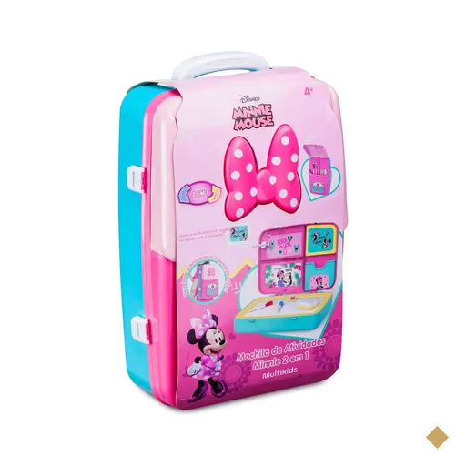 Mochila de Atividades da Minnie Com Canetinhas e Acessórios Multikids - BR1588