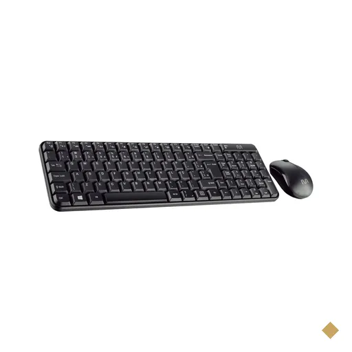 Kit Teclado e Mouse Sem Fio CS200 Multimídia USB 1000dpi Teclas Compactas…