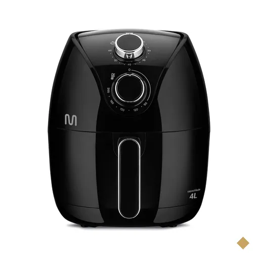 Fritadeira Elétrica Air Fryer 4 Litros 1500w 127v Preta Multi - CE221OUT…