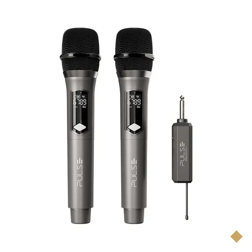 Par de Microfones Pulse Pro 2 Sem Fio + Receiver - SP801