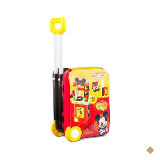 Maleta de Viagem Mickey Cozinha Playset 3 Em 1 Multikids - BR1300