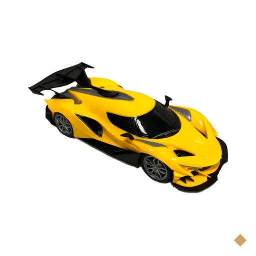 Carrinho Racing Control Thunder Amarelo Multikids - BR1645