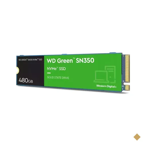 SSD Western Digital Green SN350 480GB M.2 2280 PCIe 3.0 x4 NVMe WDS480G2G0C