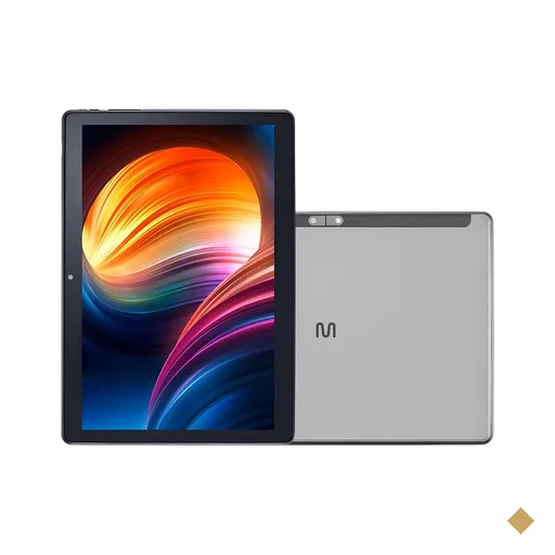 Tablet U10 4G 64GB Tela 10.1 Pol. 3GB RAM + Wi-Fi Octa Core Android 12 Prata -…