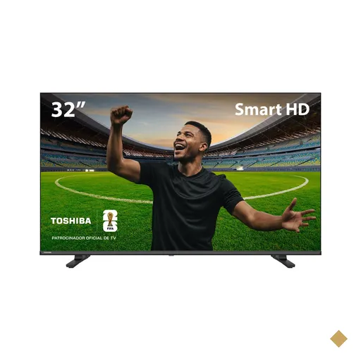 Smart TV DLED 32" HD Toshiba 32V35L VIDAA 2 HDMI 2 USB Wi-Fi - TB016M
