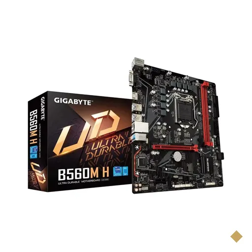 Placa Mãe Gigabyte B560M H (Intel B560/LGA 1200/M.2)