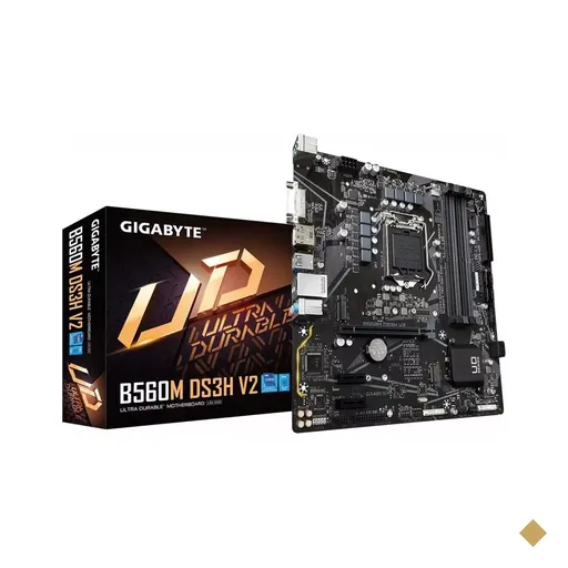 Placa Mãe Gigabyte B560M DS3H V2 (Intel B560/LGA 1200/M.2)
