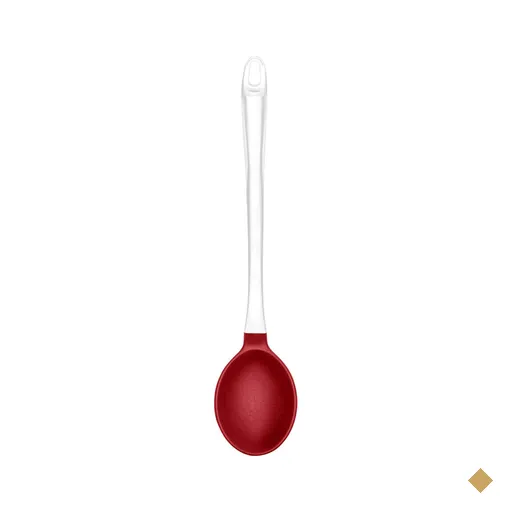 Colher de Arroz de Silicone Cabo Acrílico Vermelha Up Home - UD033OUT…