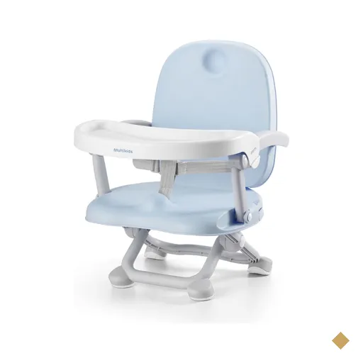 Cadeira de alimentação para Bebê Multikids até 15kg elevatória Azul -…