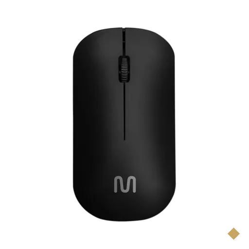 Mouse Sem Fio Slim Box Conexão Usb 1200dpi 3 Botões Preto Multi (Multilaser)…