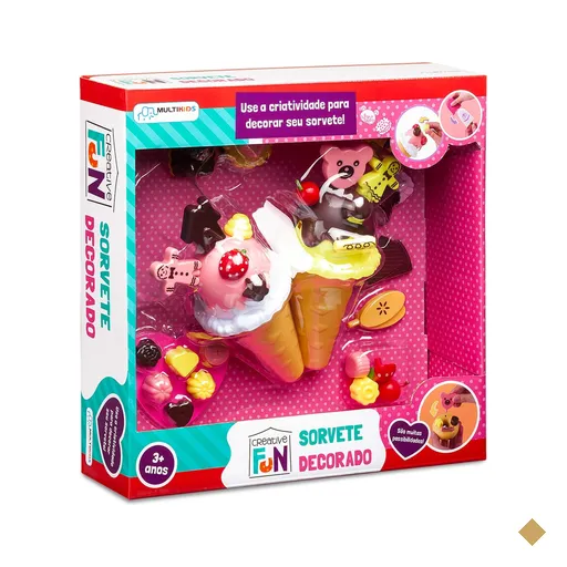 Creative Fun Sorvetes Decorados Multikids - BR1230OUT [Reembalado]