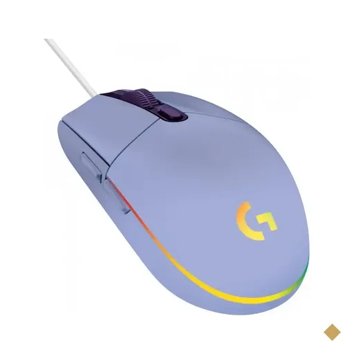 Mouse Gamer Logitech G203 Lightsync RGB 8000dpi Lilás USB