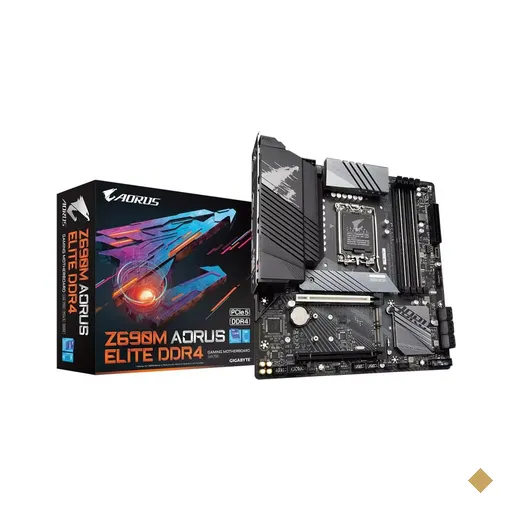 Placa Mãe Gigabyte AORUS Z690M ELITE DDR4 (LGA 1700/Intel Z690/M.2)