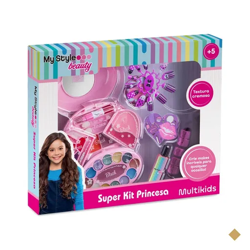 Maquiagem Infantil My Style Beauty Super Kit Princesa Multikids - BR1333OUT…