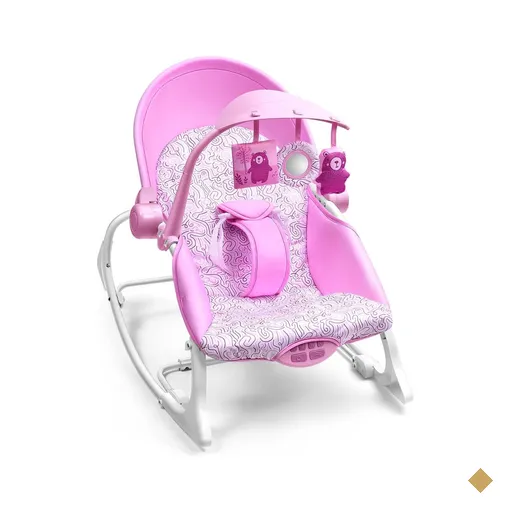 Cadeira de Descanso e Balanço Seasons 0-18kgs Rosa Multikids Baby - BB217OUT…