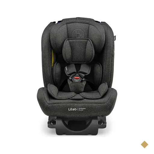 Cadeirinha infantil para carro 0-36kg Isofix All Stages Fix 2.0 Preta Litet -…