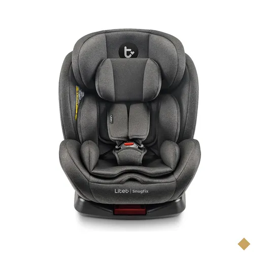 Cadeirinha infantil para carro Snugfix 0-36 Kgs Isofix com Rotação Preta…