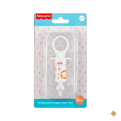 Seringa para Lavagem Nasal Leão 10ml 1 Uni Fisher Price - HC396