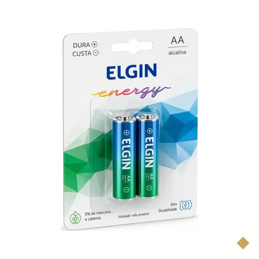 2 Pilhas AA Alcalina, 82152 - Elgin