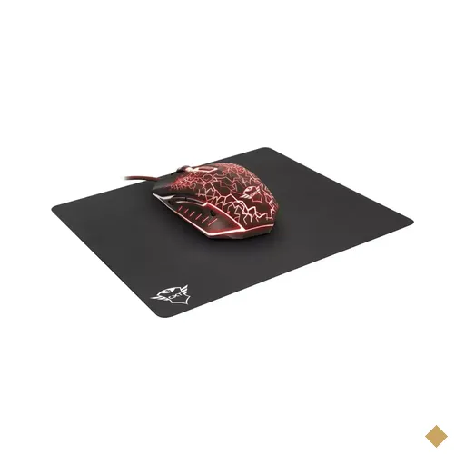Kit Gamer Trust GXT 783 IZZA Combo - Mouse LED 2400dpi + Mousepad (245x210x3mm)