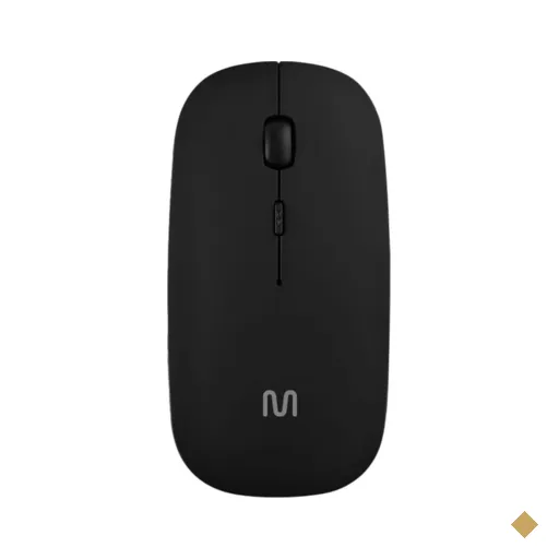 Mouse sem Fio Slim Recarregável Bateria de 400mAh 1600 - 2400 DPI 4 Botões…