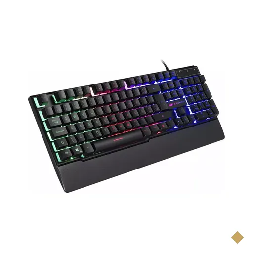 Teclado C3Tech KG-60BK Gamer LED USB - Preto