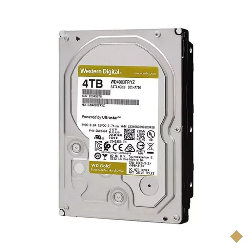 HD Western Digital Gold 4TB 7200RPM 256MB SATA 6.0Gb/s WD4003FRYZ