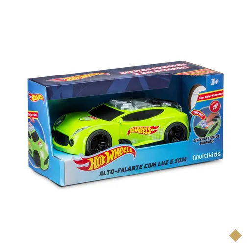Carro Hot Wheels Carro de Som com Luz Verde Multikids - BR1432OUT [Reembalado]