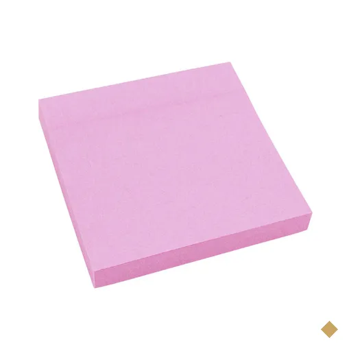 Bloco Adesivo 75X75mm Rosa c/ 100 Folhas Keep - EI021OUT [Reembalado]