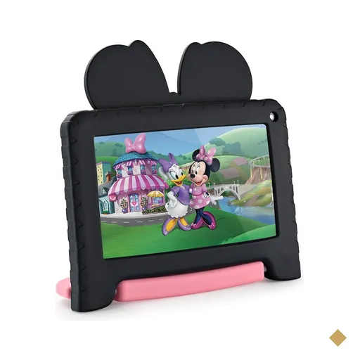 Tablet Infantil Minnie com Controle Parental 4GB RAM + 64GB + Tela 7 pol + Case…