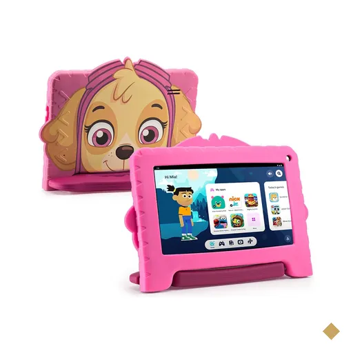 Tablet Infantil Patrulha Canina Skye 4GB RAM + 64GB Tela 7 pol Android 13 Quad…
