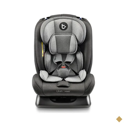 Cadeirinha infantil para carro Litet Mass 0-36kg Preta e Cinza - BB458OUT…