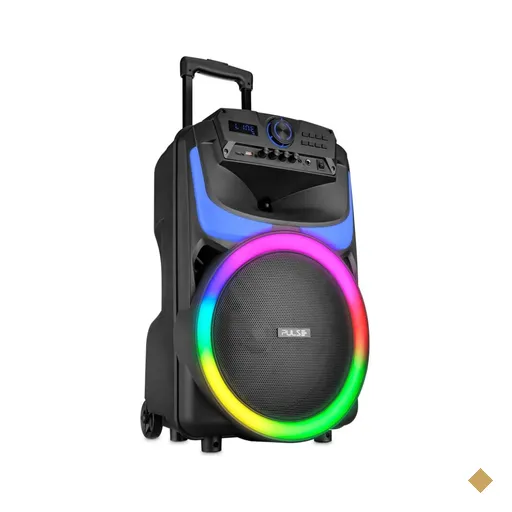 Caixa de Som Portátil Burst 550W 12" BT/AUX/USB/FM Pulse - SP403EOUT…