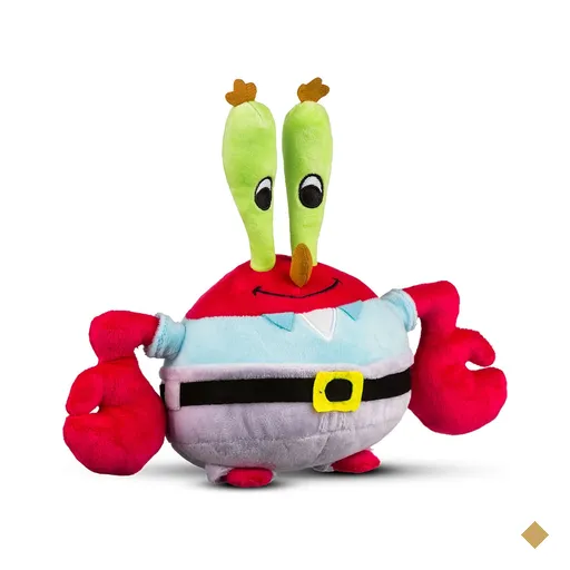 Pelúcia Bob Esponja Seu Sirigueijo 25cm Multikids - BR2106