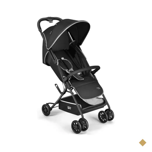 Carrinho de bebê compacto Multikids Spy 0 até 15kg Preto - BB424OUT…